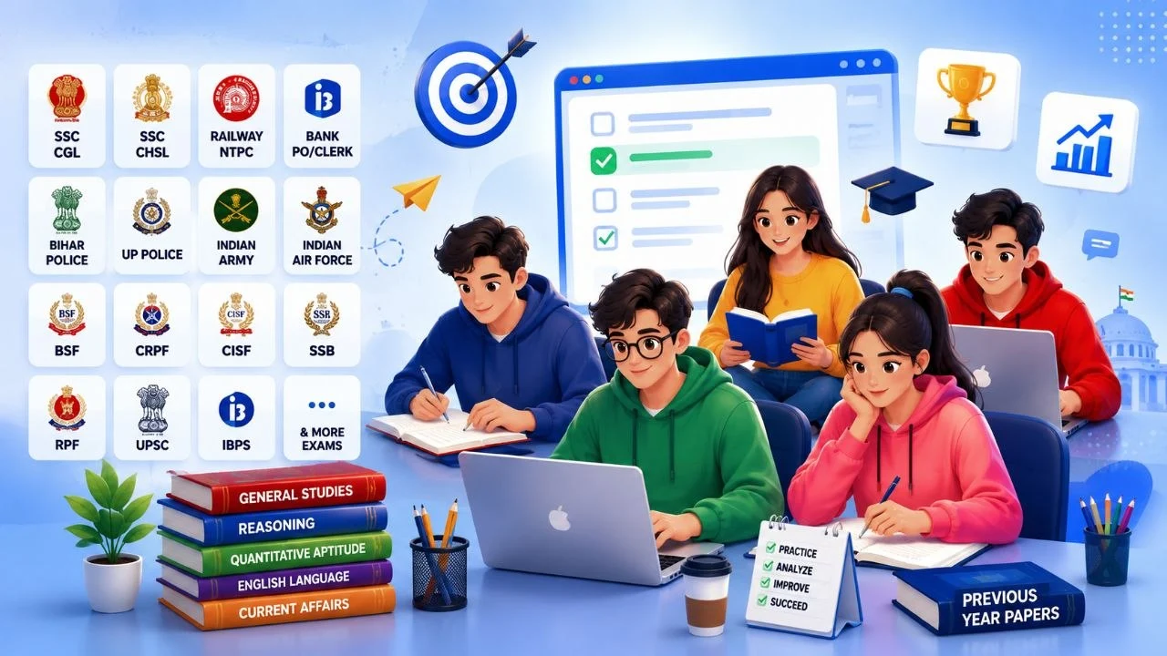 Online Competitive Exam Practice